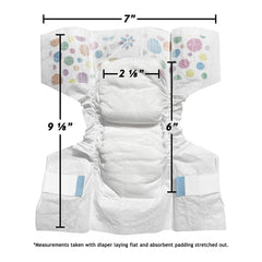 Doll changing time with colorful Pail Buddies diapers.