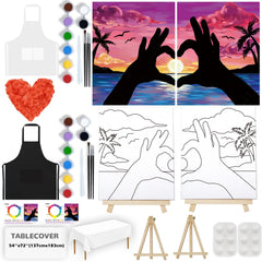 PAILIM sip and paint kit packaging for easy at‑home creativity and date night