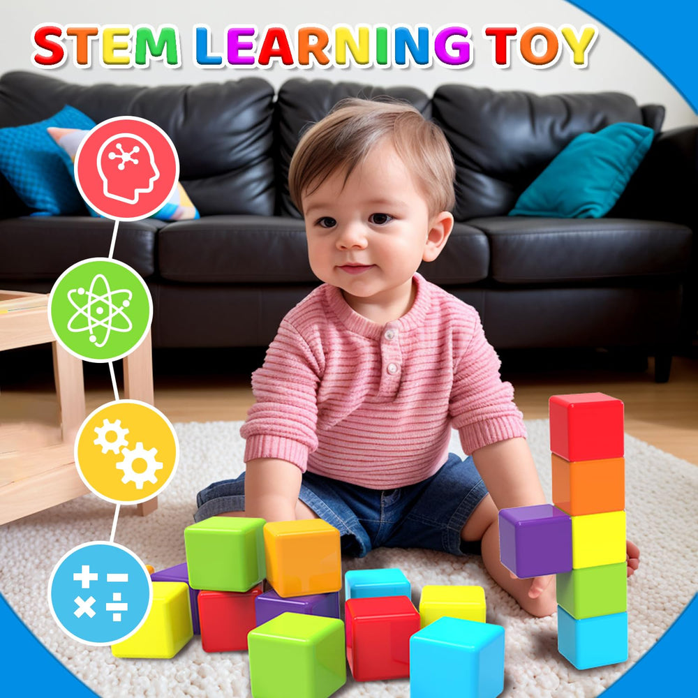 Pairez Toys waterproof blocks suitable for bath time fun.