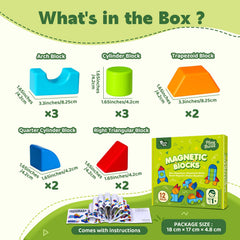 Pairez Toys magnetic blocks 3D shapes promote spatial reasoning during play.