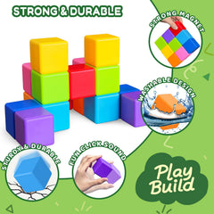Pairez Toys eight-color magnetic blocks enable bright sorting and creative building.