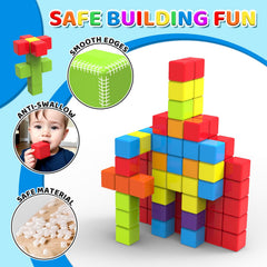 Close-up of sealed magnets inside Pairez blocks for safe, durable play