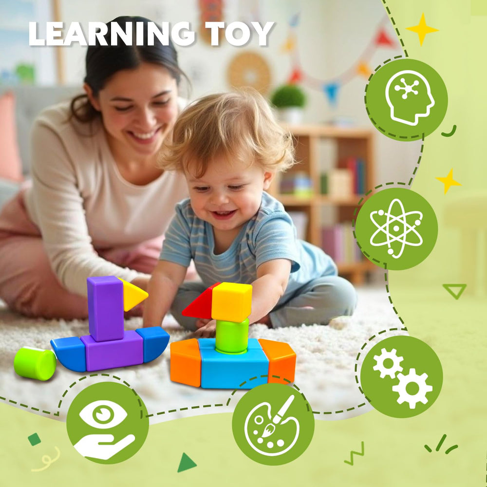 Pairez Toys rocket design blocks spark motor skills exploration