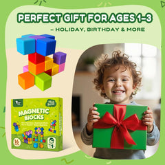 Pairez Toys magnetic blocks feature seamless design with enclosed magnets for safe play.