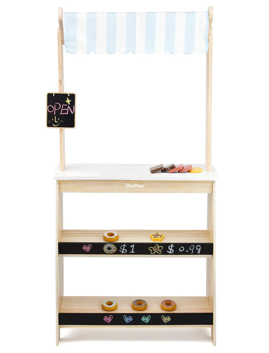 PairPear Lemonade Stand front view to inspire imaginative shopping play