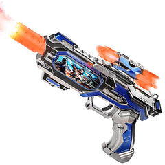 Pakimio spray light-up toy gun with sound effects for engaging play indoors and outdoors.