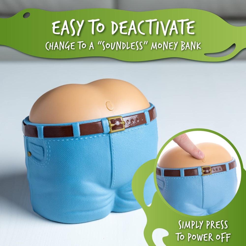 Paladone piggy bank doubles as decor and safe coin box.