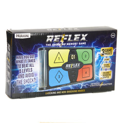 Paladone Reflex Shocking Memory Game handheld setup highlights quick reflex training