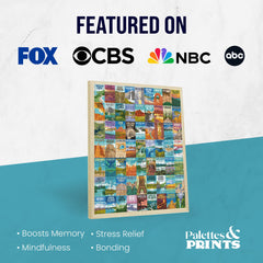 Palettes and Prints National Parks Puzzle Zion illustration offers immersive focus for nature lovers.