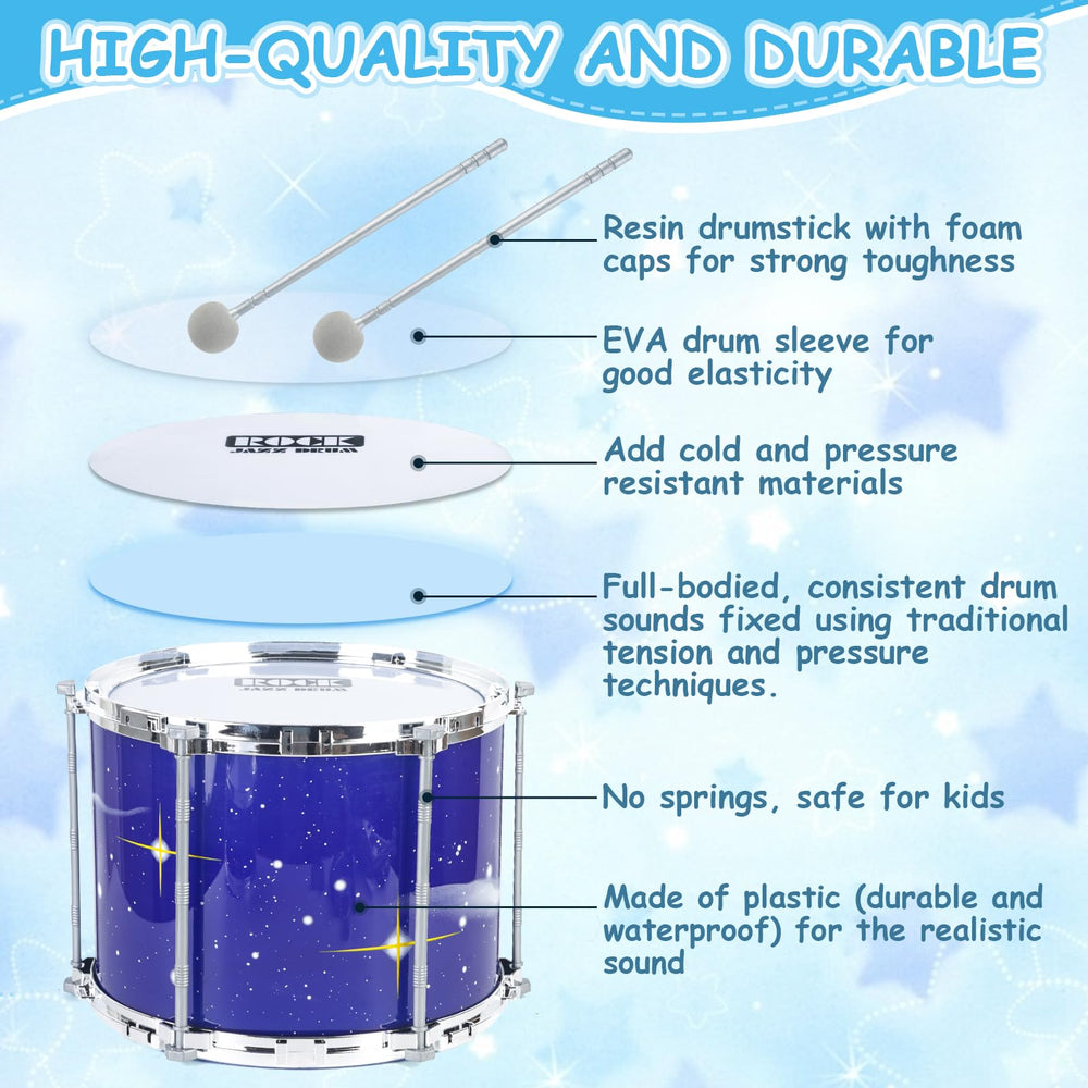 PaleyFer 30-degree tilt drum set provides comfortable playing posture