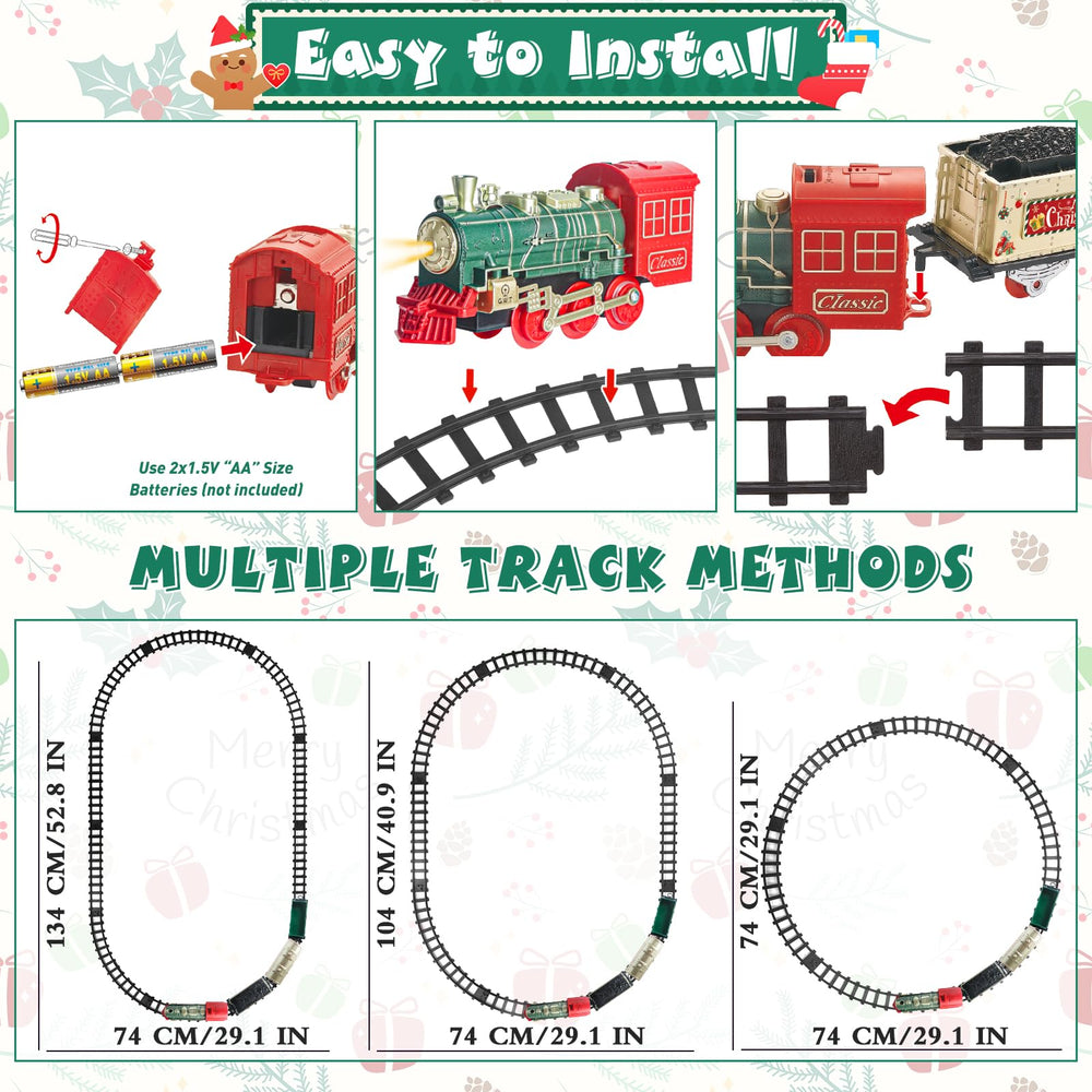 PaLeyFer 4 straight tracks create sturdy layouts for compact spaces