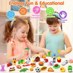 Palmatte transport-themed erasers ideal for desks and rewards.