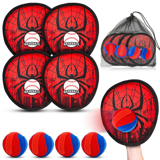 Pamexin Toss and Catch set with 4 paddles for outdoor family play.