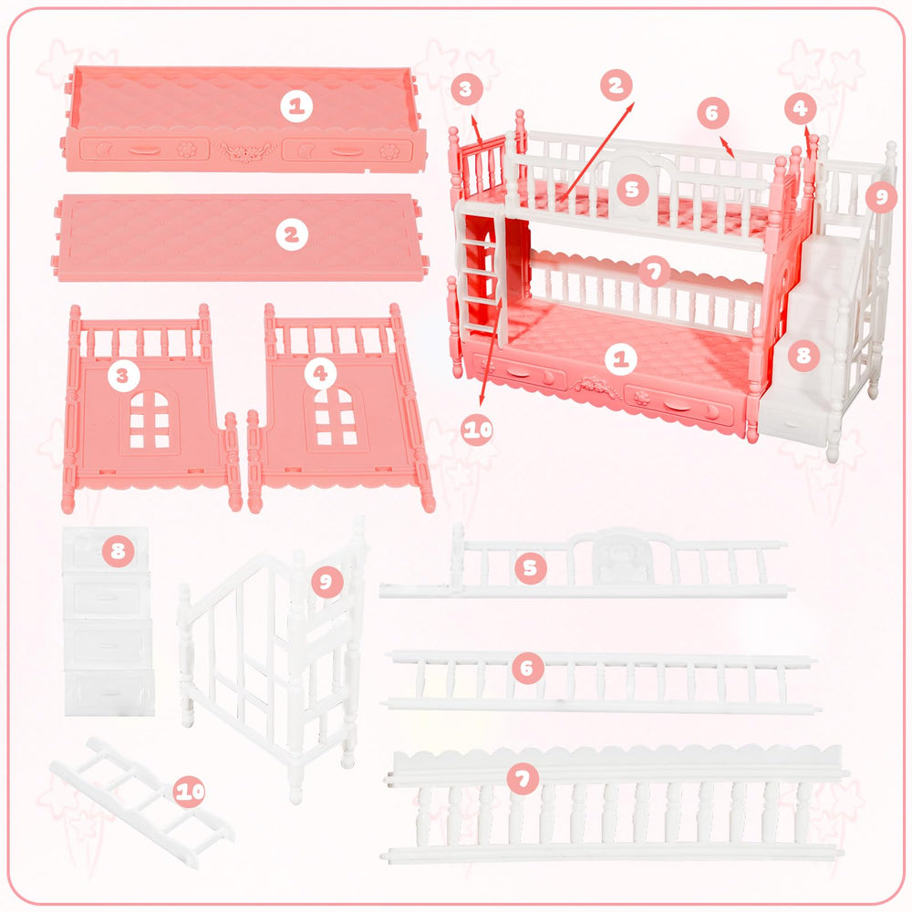 Pamonrueer pink headset for pretend play and role-play