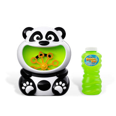 Panda Bubble Machine in dual-speed mode for dynamic outdoor play.