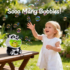 Panda Bubble Machine uses non-toxic ABS for safe, durable fun.