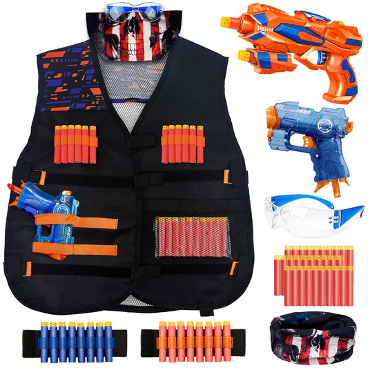 Pandahero tactical vest kit ready for immersive foam battles and easy gear access.
