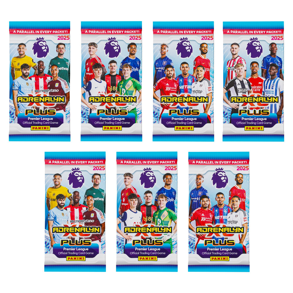 Panini Adrenalyn XL Plus 2025 starter pack with binder and Limited Edition card.