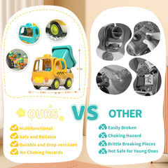 PANITU dumper push car for hands-on pretend construction and scooping practice
