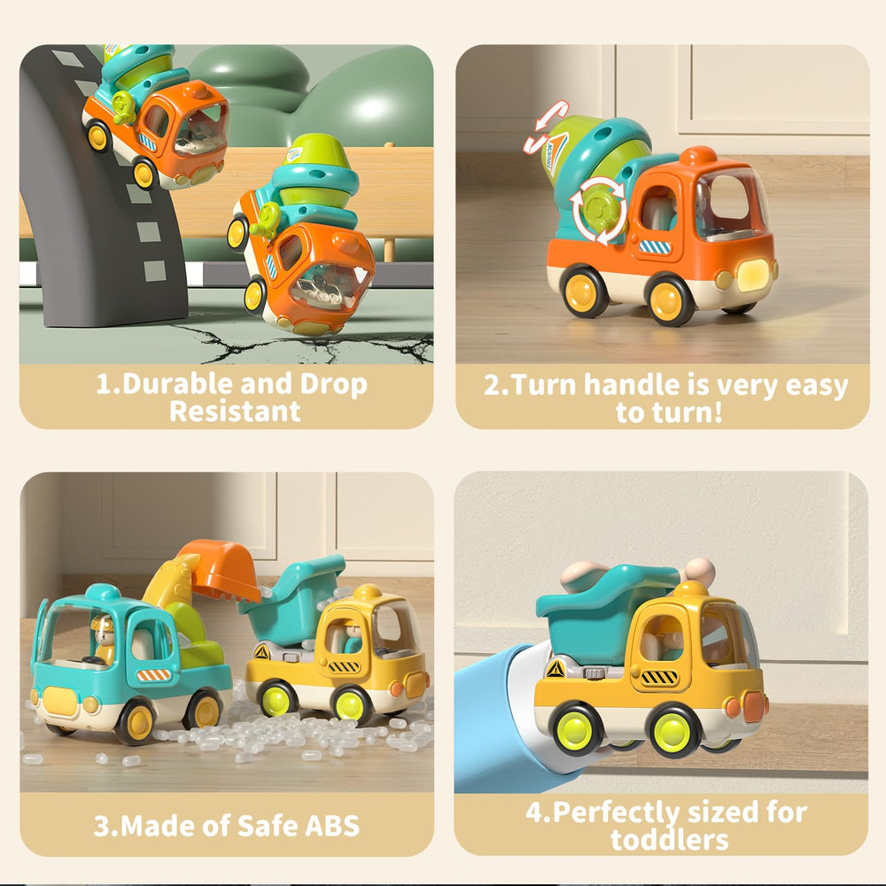 PANITU push car with open doors invites pretend maintenance and fine motor exploration