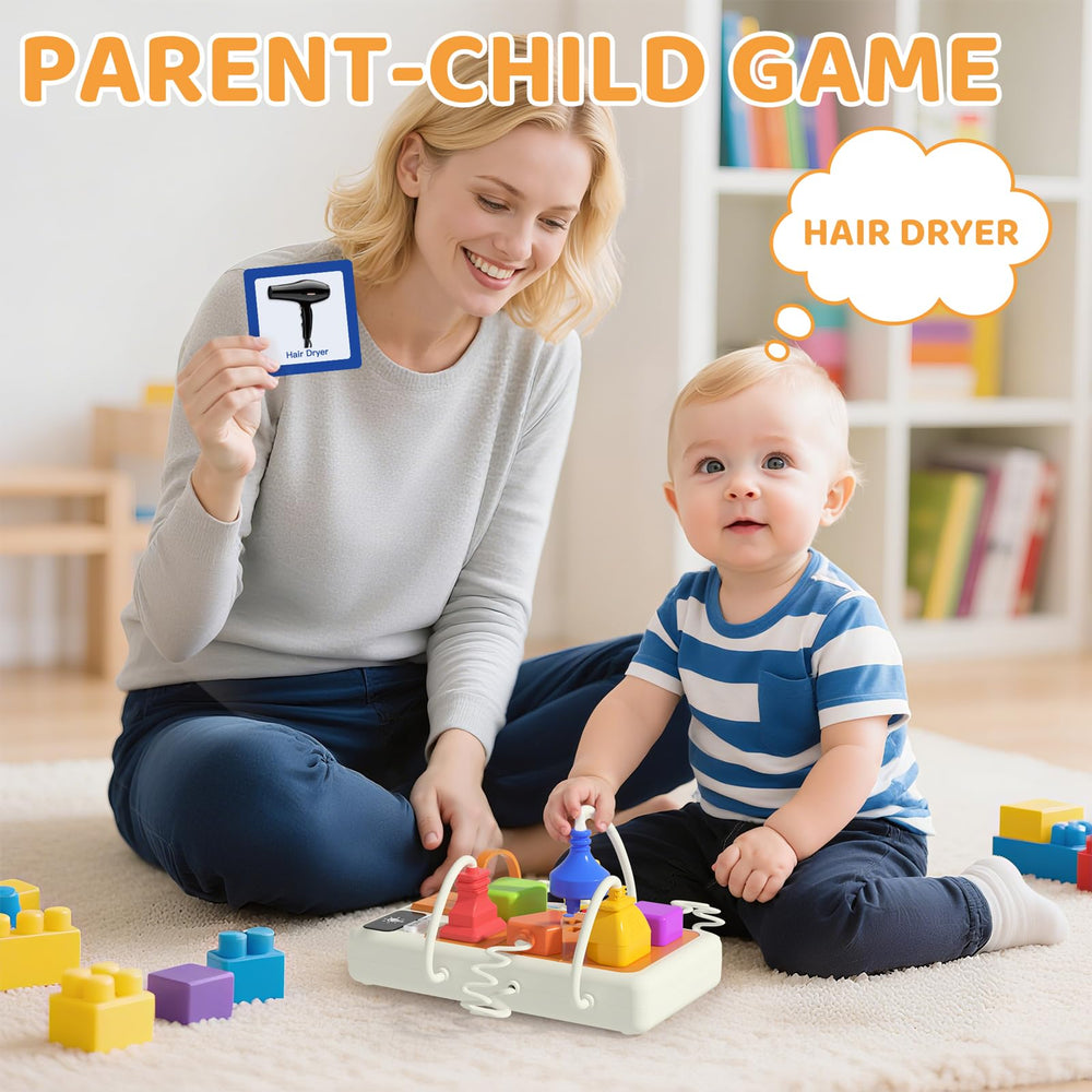 PANITU Busy Board learning cards promote color and number recognition
