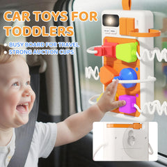 PANITU Busy Board plug-socket play demonstrates cause-and-effect for toddlers