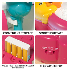 PANITU colorful worm pieces pop up for engaging, responsive play sessions.