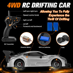 PANKQQ RC Drift Car drift and racing tires ready for surfaces.