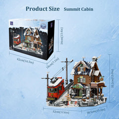 Pantasy Winter Summit lodge in a snowy landscape captures a warm alpine mood.