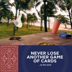 Durable PVC Pantheon cards stay flexible and resist creasing.
