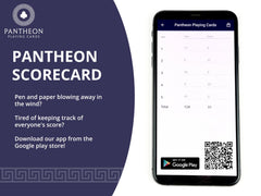 Pantheon Playing Cards outdoor gift pack suits fans of games and camping.