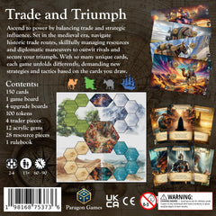 Paragon Games Trade and Triumph players at table during engaging gameplay