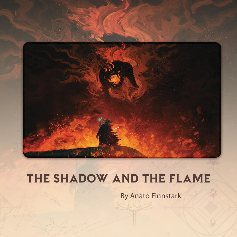 Paramint Shadow and Flame non-slip back keeps cards steady during fast turns.