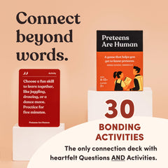 Parents Are Human activity card showcases creative task ideas