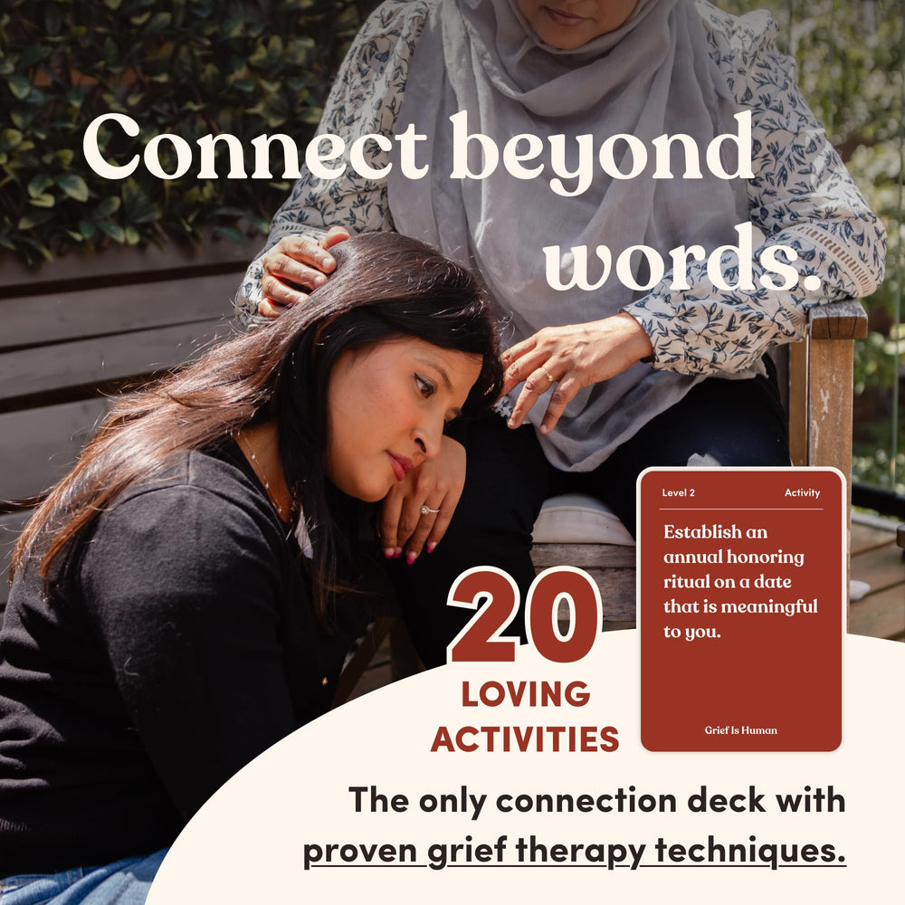 Family conversations inspired by Grief is Human prompts