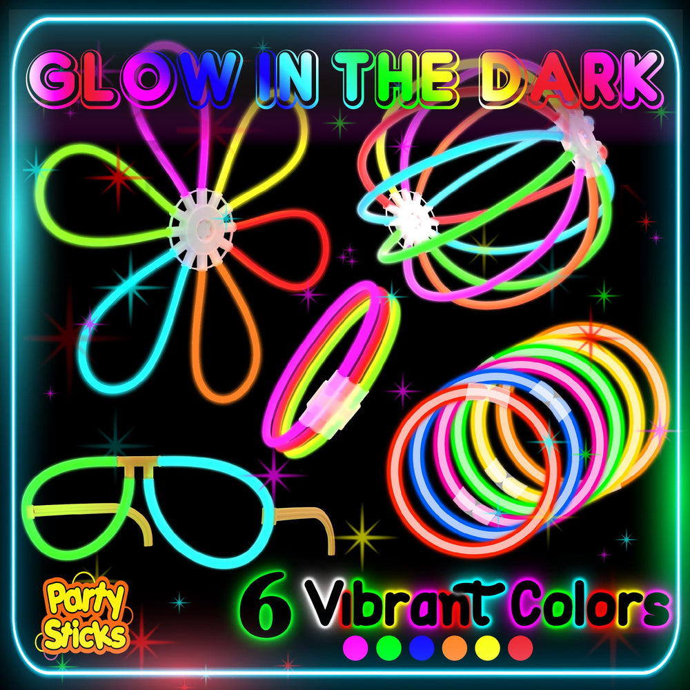 PartySticks bulk glow sticks kit simplifies setup and makes sharing easy.