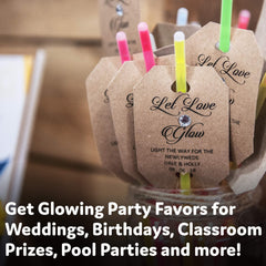 PartySticks kid-safe and non-toxic glow sticks for worry-free events.