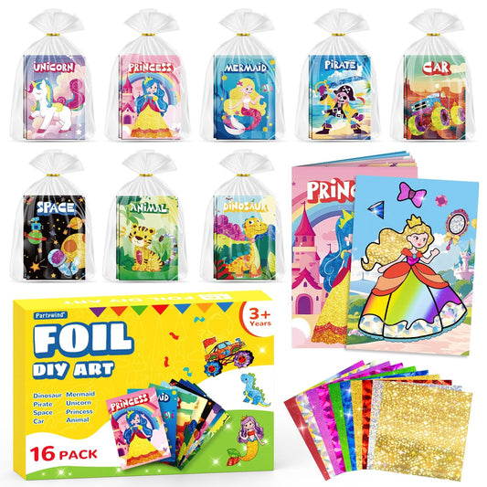 PARTYWIND foil art books cover showing bright party crafts