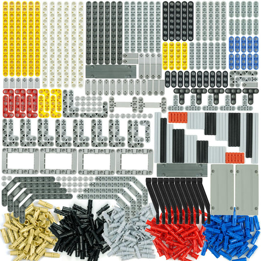 Pasacho 582pcs beams and axles set for versatile brick building projects.