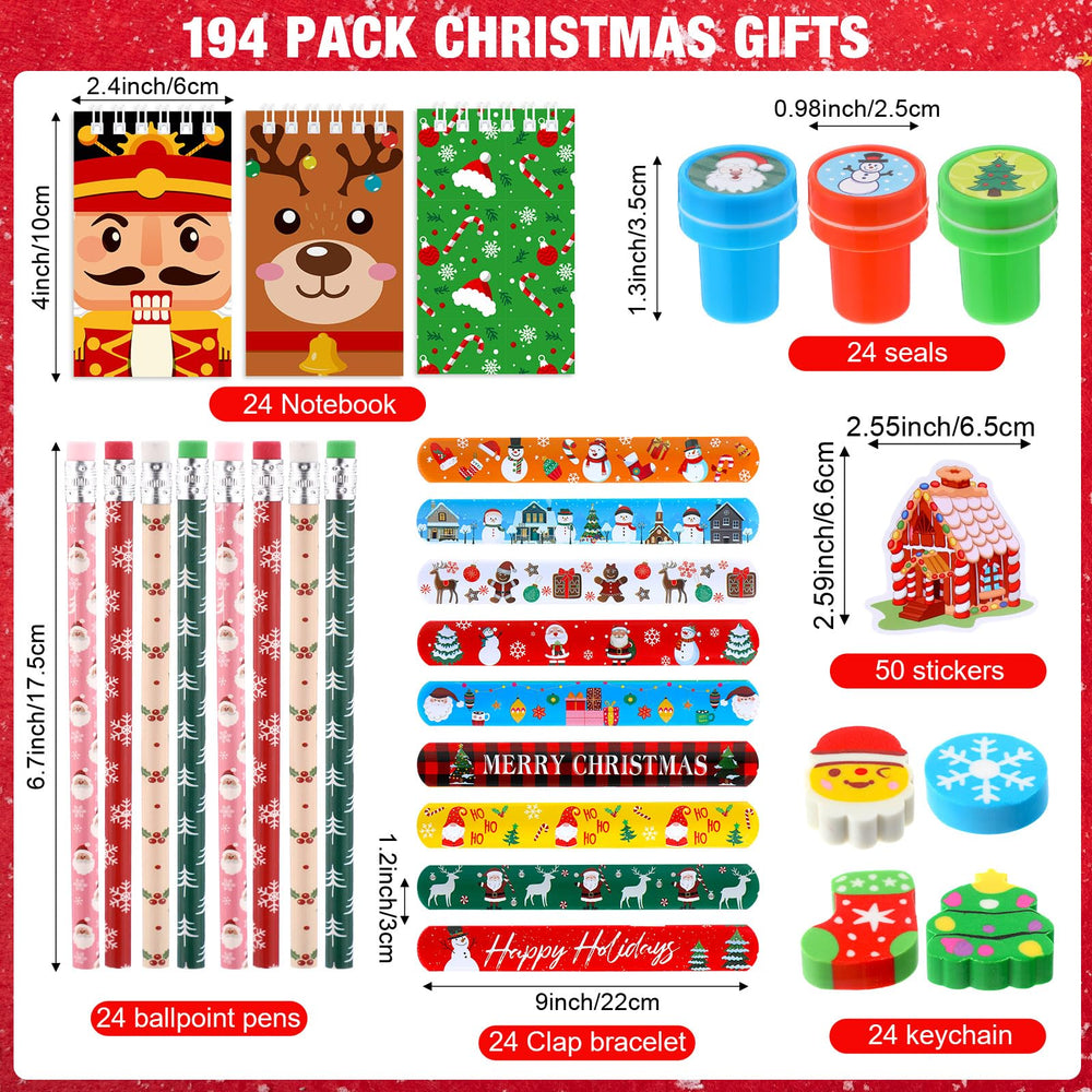 Pasimy Christmas slap bracelets collection displays 12 styles for fun rewards.