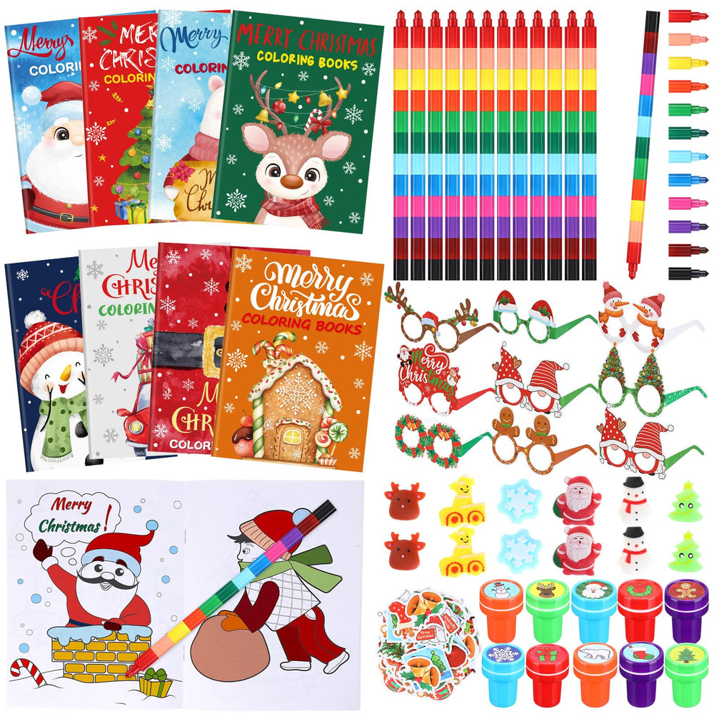 Pasimy gingerbread coloring book close-up showing festive pages for kid-friendly holiday activities.