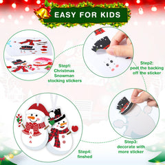 Pasimy hanging ropes included for ready-to-use Christmas ornaments.
