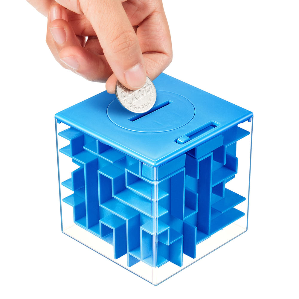 Patelai money maze box inside storage, compact space for cash.