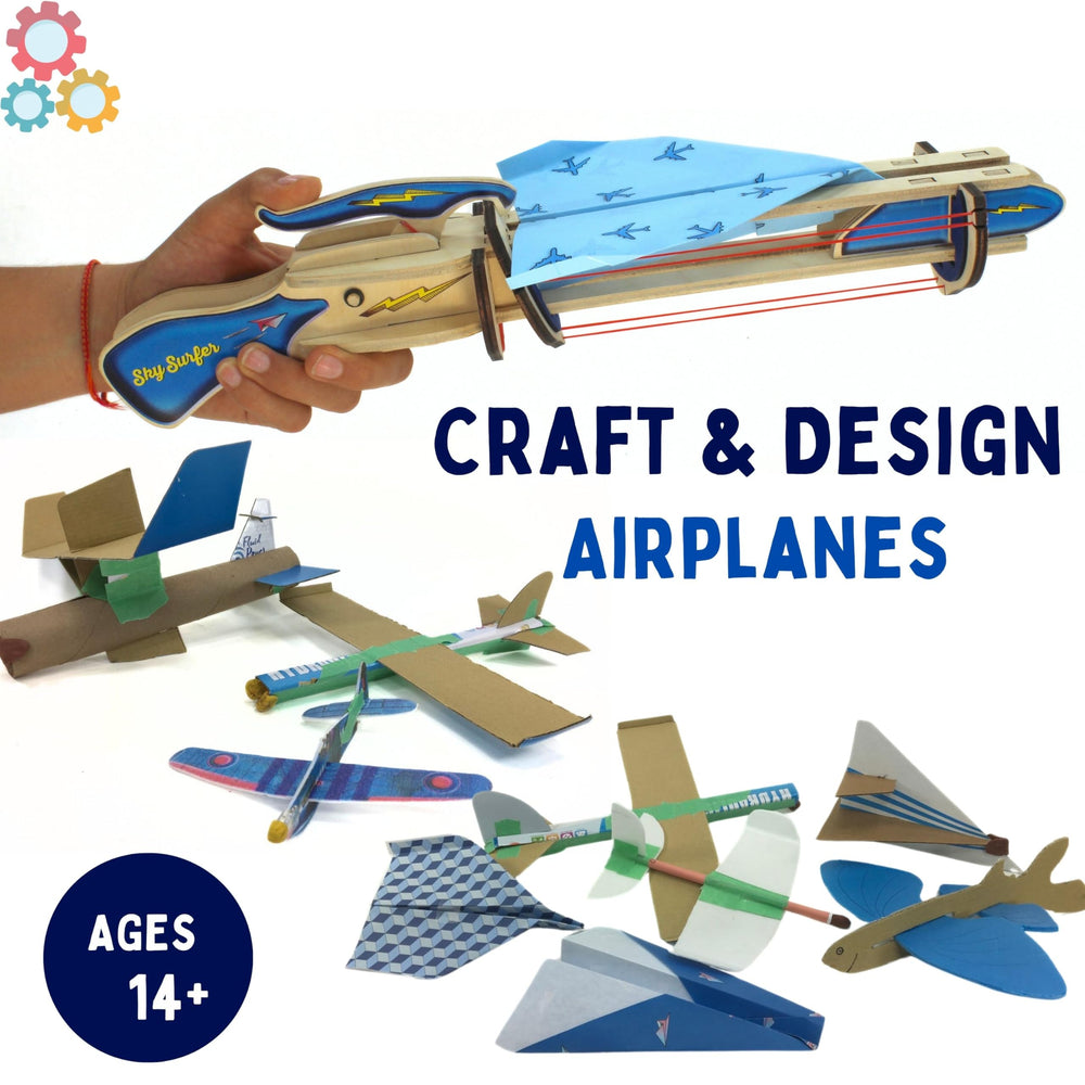 Pathfinders Paper Airplane Launcher tension mechanism in action enables high speed launches