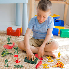 PATIFEED army play set for collaborative storytelling among kids
