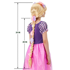 PATURPINT long blonde braid wig perfect for cosplay and parties