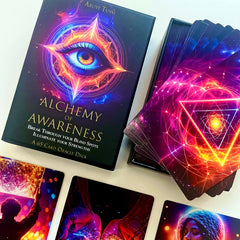 Pauseology Alchemy of Awareness deck transformation-path card signals personal growth direction.