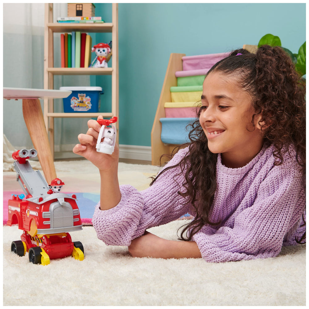 PAW Patrol bunny figure in rescue scene with the Marshal vehicle