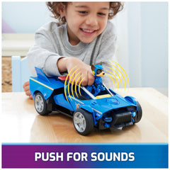 Lights and translucent parts illuminate Chase during nighttime pretend play