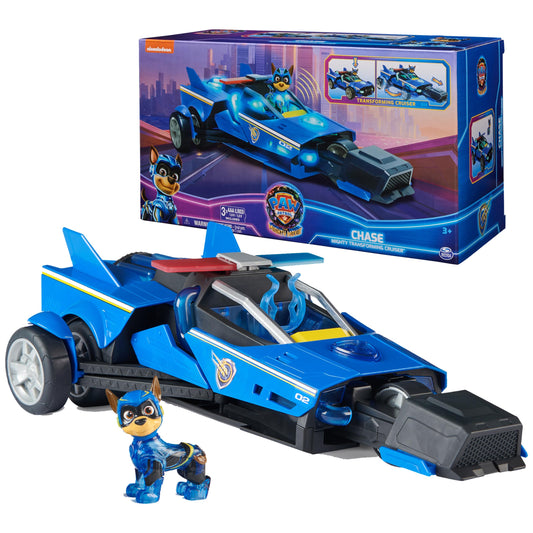 PAW Patrol Chase Mighty Transforming Cruiser seat view for interactive play